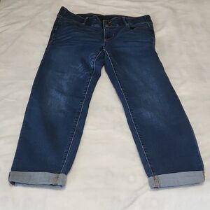Apt. 9 Deep Blue Rolled Hem Capris